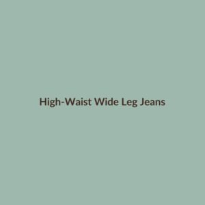 High-Waist Wide Leg Jeans