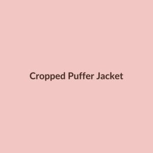 Cropped Puffer Jacket