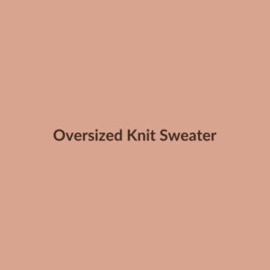 Oversized Knit Sweater