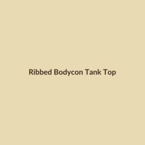 Ribbed Bodycon Tank Top